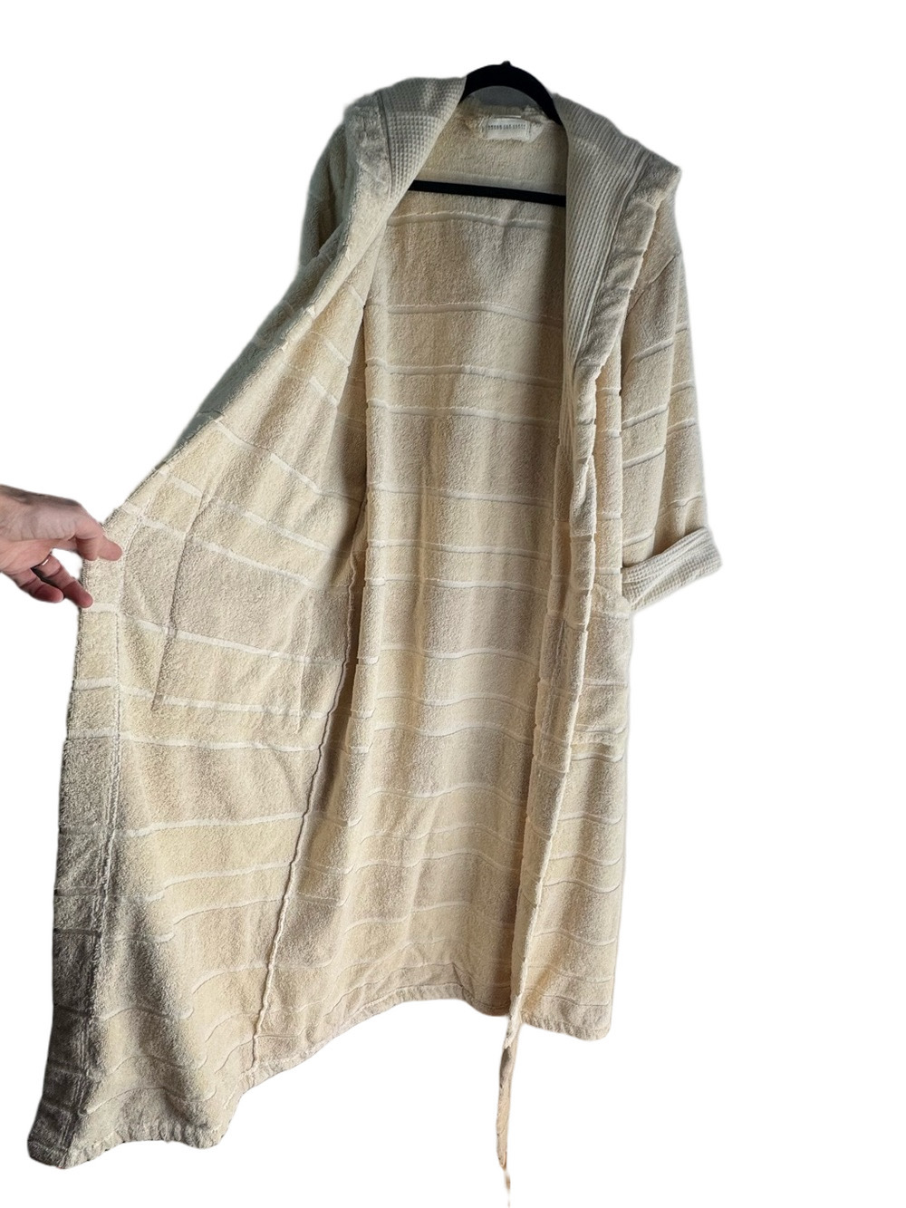 UNDER THE CANOPY Organic Cotton Waffle Robe - Size S/M - Picture 11 of 16